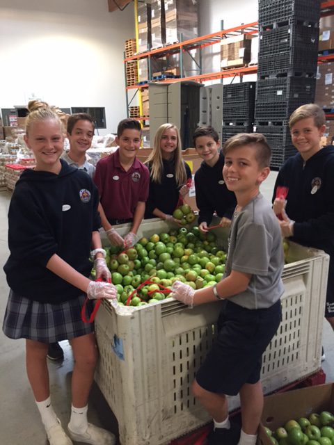 Saint John School Faith in Action Students Support San Diego Food Bank